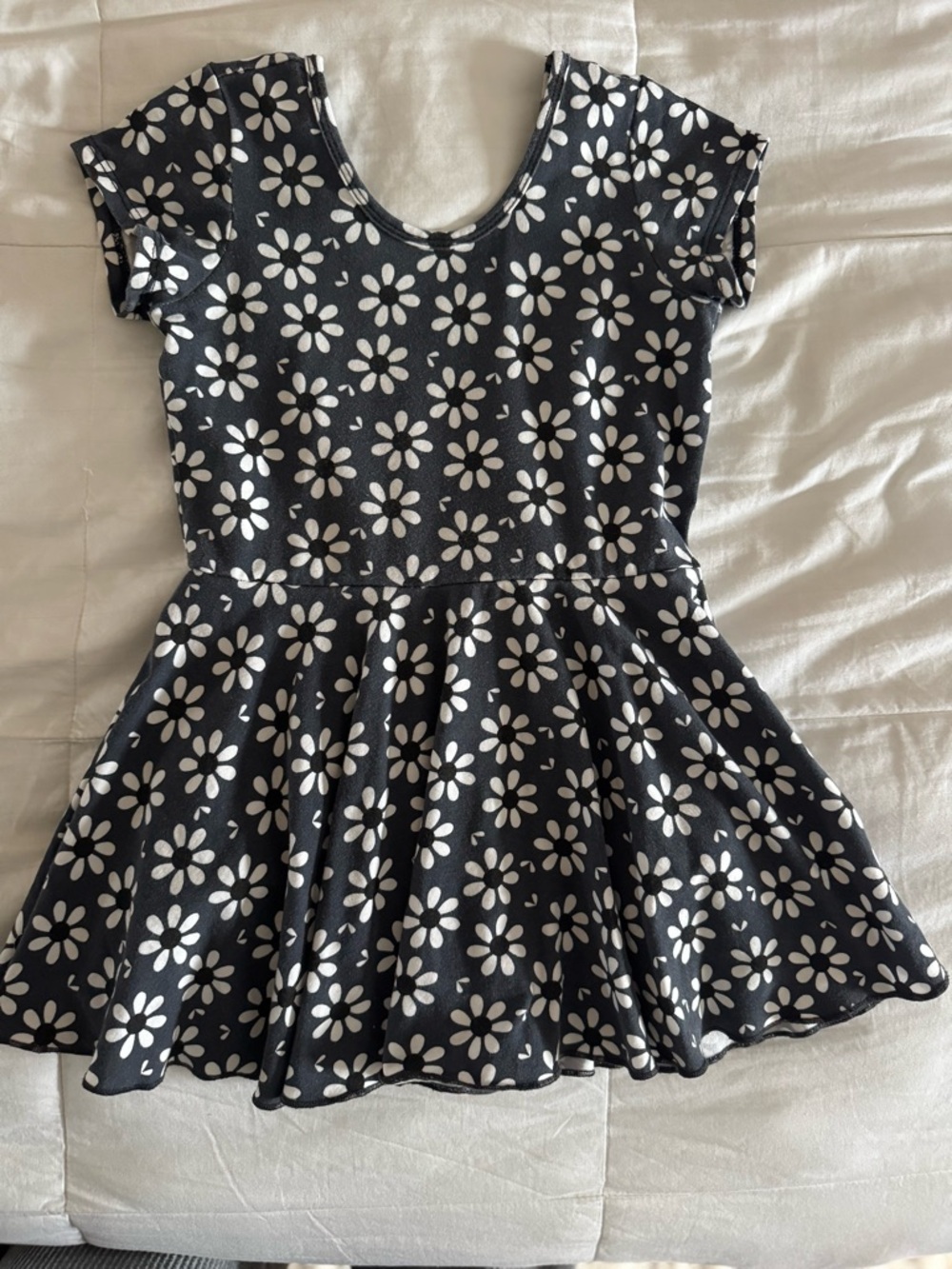 Alice + Ames Daisy Print Skater One-Piece Bodysuit